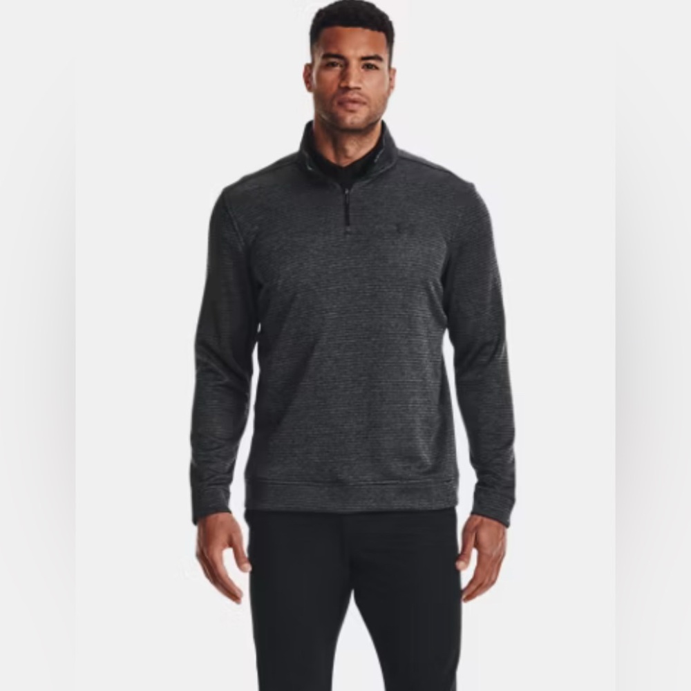 Under Armour Storm Fleece Sweater Men's Dark Gray quarter Zip-Up size medium